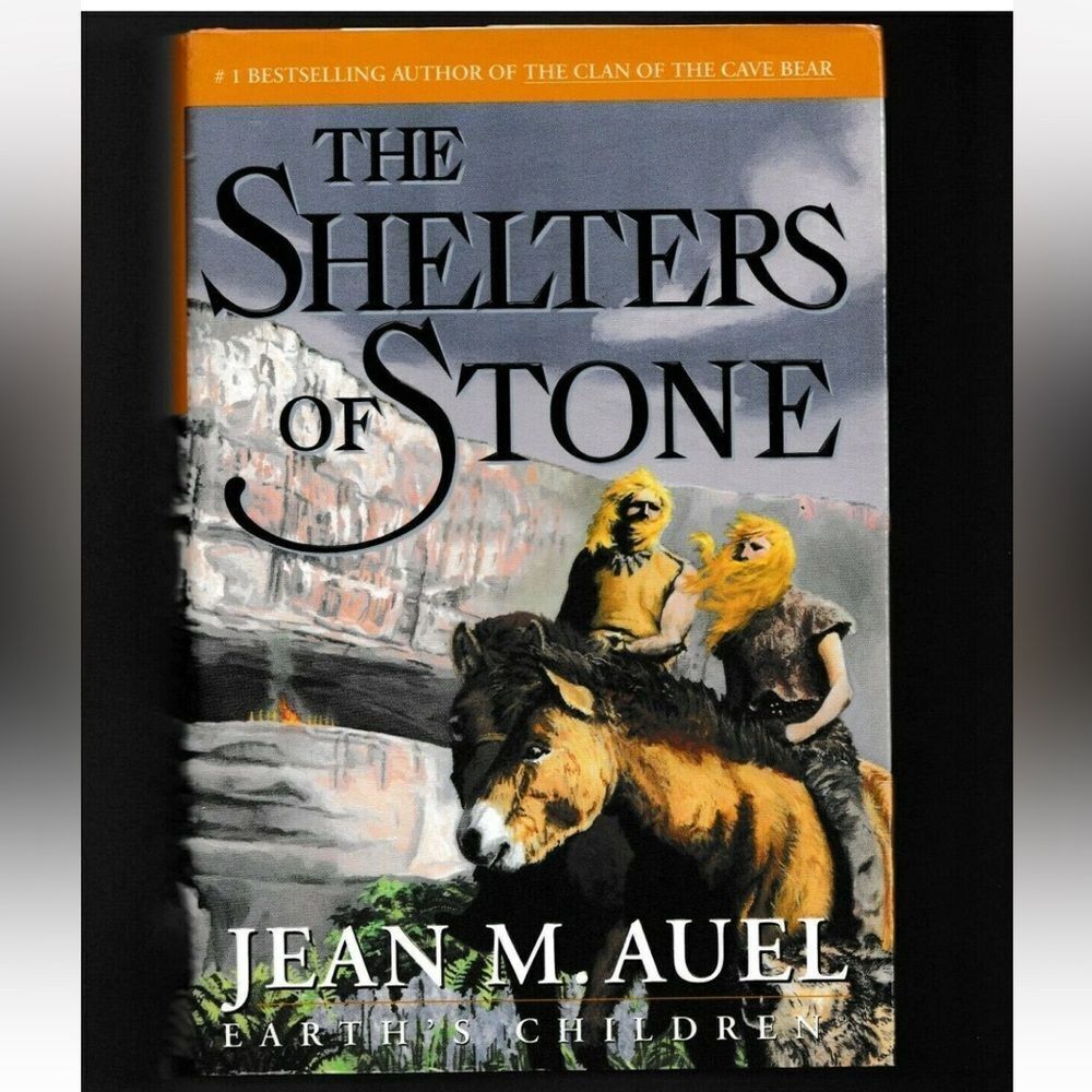 The Shelters of Stone : Earth's Children by Jean M. Auel First Edition!